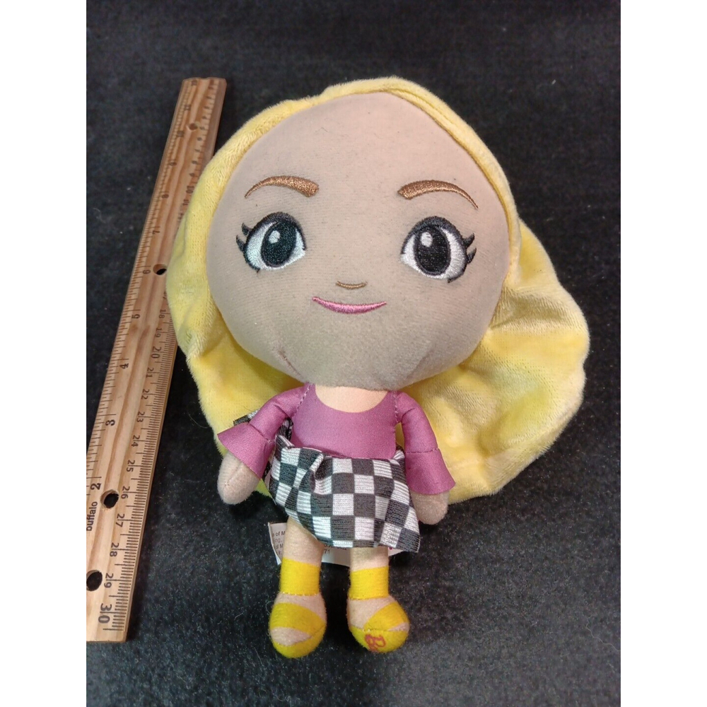 7'' Barbie Doll in Miniskirt Plush Licensed Authentic Cute big head